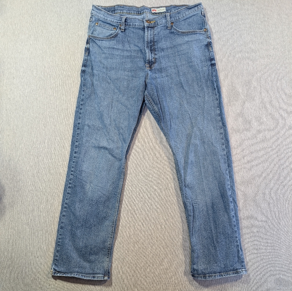 Wrangler Relaxed Bootcut Jeans Men's 36 X 32 Blue